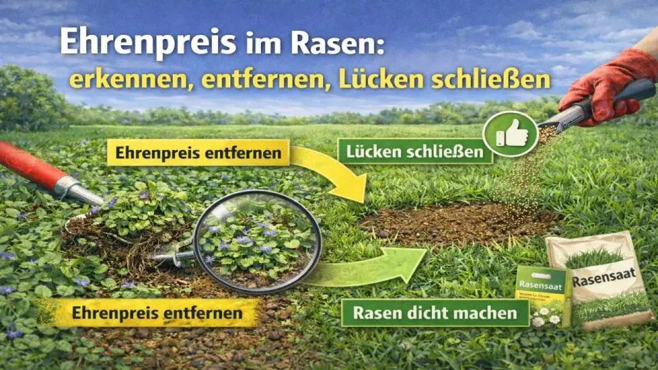 Ehrenpreis im Garten - Erkennen, bekämpfen & vorbeugen